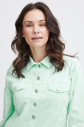 Blouson En Toile Fransa Vert Pâle